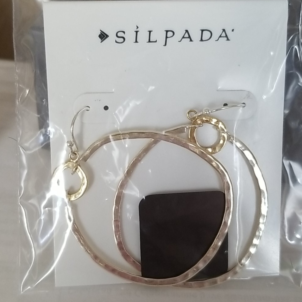 Silpada hoop earrings